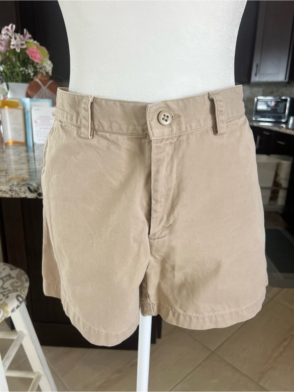 Ralph Lauren Sport Khaki Cotton Chino Shorts Size 6